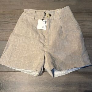 Linen lined shorts